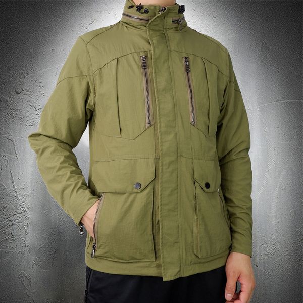 men's carry jacket outdoors waterproof trekking walks campsite coat high-quality outwear, Black;brown
men's carry jacket outdoors waterproof trekking walks campsite coat high-quality outwear, Black;brown