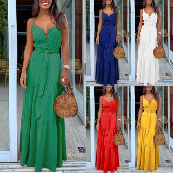 summer dress fashion women boho style sleeveless strappy female girls dresses v-neck bandage party beach dress feminine les robe, Black;gray
summer dress fashion women boho style sleeveless strappy female girls dresses v-neck bandage party beach dress feminine les robe, Black;gray
