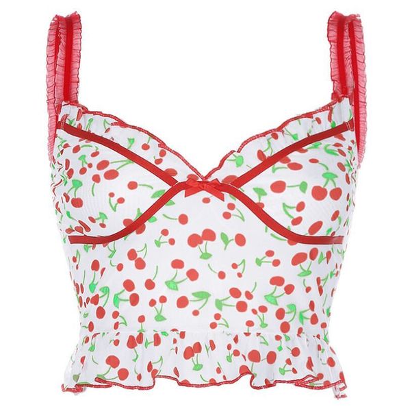 cherry printed ruched beautiful cropped female 2021 sleeveless bra t shirt tank p2118 sm6w, Black;white
cherry printed ruched beautiful cropped female 2021 sleeveless bra t shirt tank p2118 sm6w, Black;white