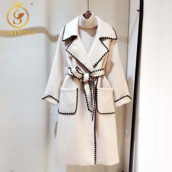 smthma 2019 woman wool coat winter jacket women slim woolen long cashmere coats cardigan jackets elegant1, Black;brown
smthma 2019 woman wool coat winter jacket women slim woolen long cashmere coats cardigan jackets elegant1, Black;brown