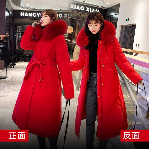 2021 new new winter wear both sides cotton women's fashion jacket quilted coats ladies with hoodie on the knee parkas 4xl, Black
2021 new new winter wear both sides cotton women's fashion jacket quilted coats ladies with hoodie on the knee parkas 4xl, Black