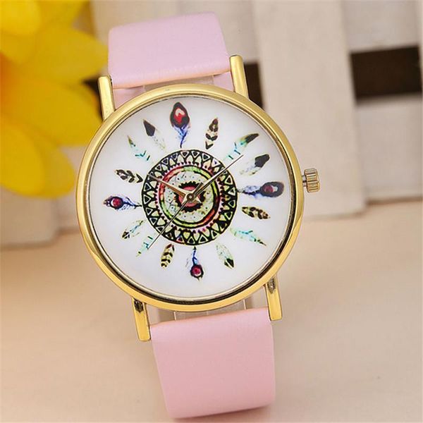 charm bracelets 2021 good selling women fashion vintage feather dial leather band quartz analog wrist watches relojes de mujer oct.10, Golden;silver
charm bracelets 2021 good selling women fashion vintage feather dial leather band quartz analog wrist watches relojes de mujer oct.10, Golden;silver