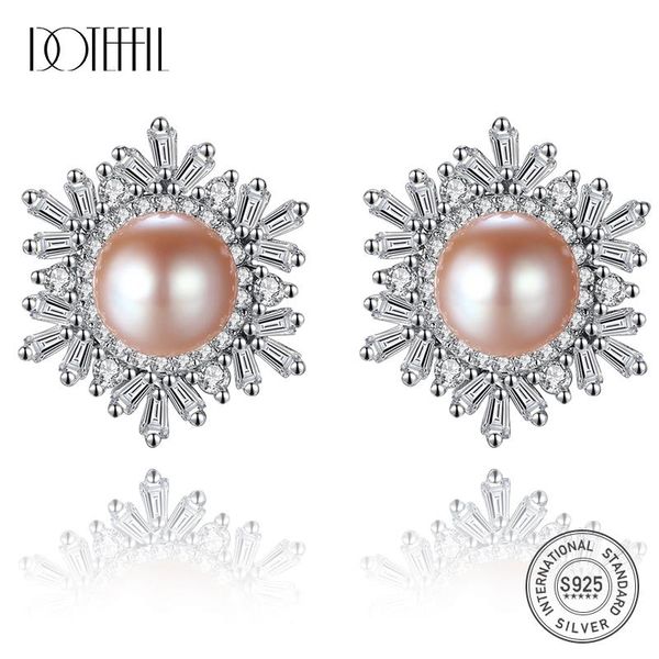 stud doteffil earrings 925 sterling silver snowflake natural freshwater pearl jewelry women wedding/party gift, Golden;silver
stud doteffil earrings 925 sterling silver snowflake natural freshwater pearl jewelry women wedding/party gift, Golden;silver