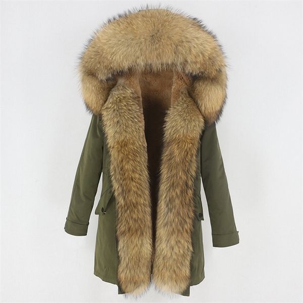 waterproof parka winter jacket women real coat natural raccoon fur collar hood thick warm outerwear streetwear bomber 201214, Black
waterproof parka winter jacket women real coat natural raccoon fur collar hood thick warm outerwear streetwear bomber 201214, Black