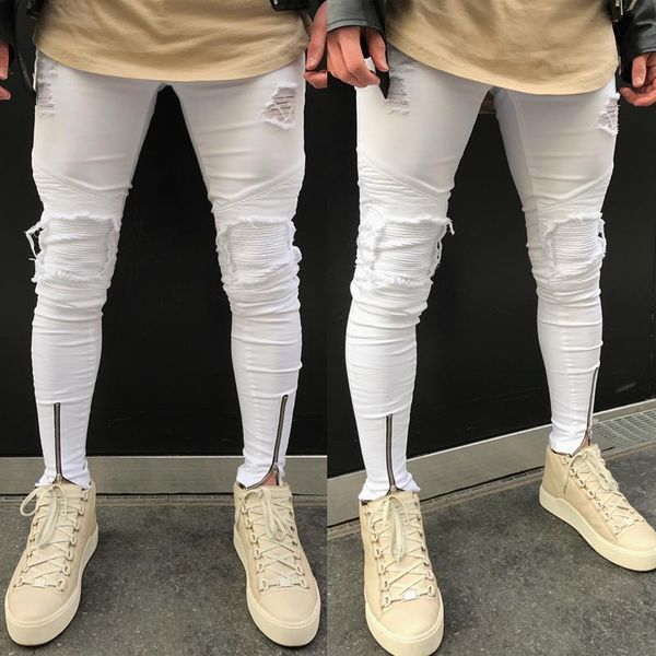 meihuida men stylish ripped scratched jeans pants biker skinny slim straight denim pencil long trousers leggings pantalon s-3xl, Black
meihuida men stylish ripped scratched jeans pants biker skinny slim straight denim pencil long trousers leggings pantalon s-3xl, Black