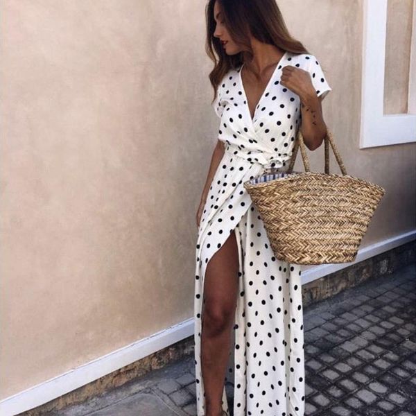 5xl plus size maxi dress women vintage polka dot print chiffon dress 2021 beach party dresses vestidos robe femme, Black;gray
5xl plus size maxi dress women vintage polka dot print chiffon dress 2021 beach party dresses vestidos robe femme, Black;gray