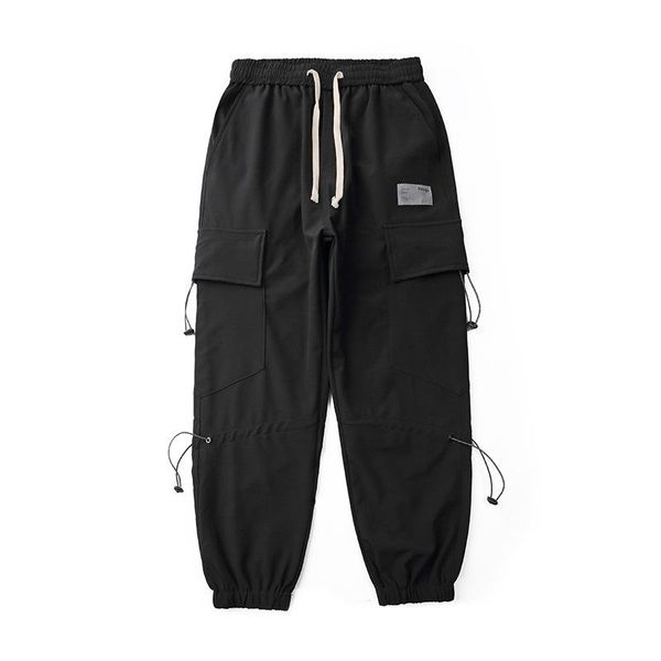multi-pocket cargo pants men's ins europe and the united states brand elastic ankle banded pants boyfriend harajuku style trendy, Black
multi-pocket cargo pants men's ins europe and the united states brand elastic ankle banded pants boyfriend harajuku style trendy, Black