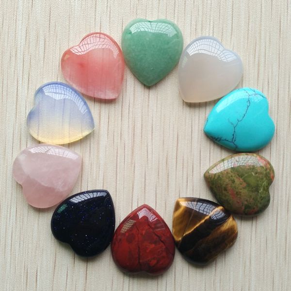 new assorted natural stone mix heart shape cab cabochons beads for jewelry making 25mm wholesale 10pcs/lot 200930, Black
new assorted natural stone mix heart shape cab cabochons beads for jewelry making 25mm wholesale 10pcs/lot 200930, Black