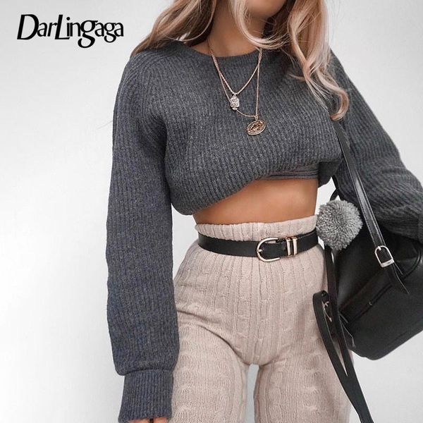 women's sweaters darlingaga casual autumn winter sweater women pullover solid long sleeve fashion cropped knitted jumper pull femme, White;black
women's sweaters darlingaga casual autumn winter sweater women pullover solid long sleeve fashion cropped knitted jumper pull femme, White;black