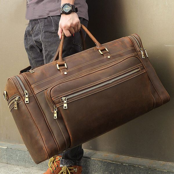 genuine leather purse to 17-inch portable hand durable male large spacious travel bag
genuine leather purse to 17-inch portable hand durable male large spacious travel bag