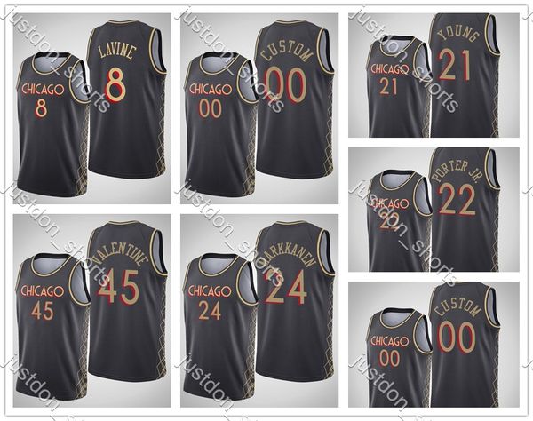 mens zach lavine 8 michael 23 markkanen 24 valentine 45 young 21 porter jr.22 press city new black edition basketball jerseys shirts sweatpa, Black;red
mens zach lavine 8 michael 23 markkanen 24 valentine 45 young 21 porter jr.22 press city new black edition basketball jerseys shirts sweatpa, Black;red