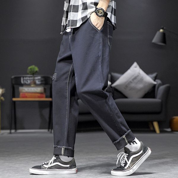 hip hop 2020 casual black man breeches loose hare men's corridors ankle length streetwear pants tc6d, Blue
hip hop 2020 casual black man breeches loose hare men's corridors ankle length streetwear pants tc6d, Blue