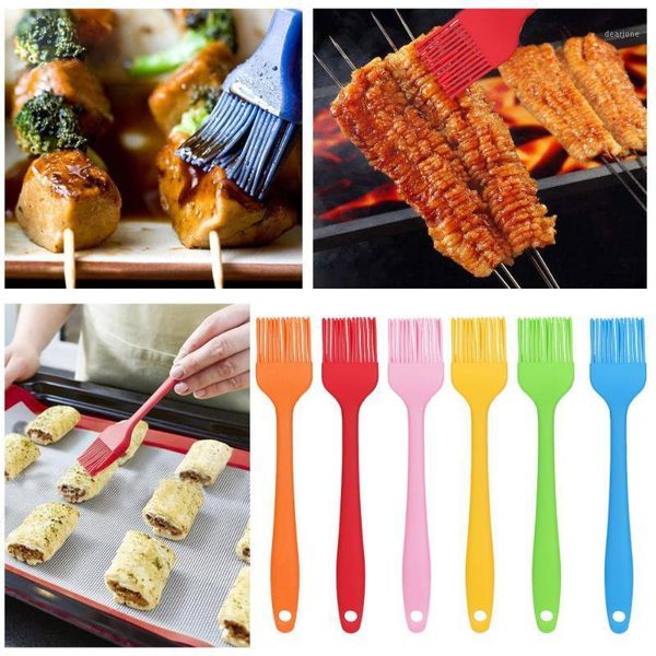 1x silicone bread basting brush bbq baking diy kitchen cooking tools oil basting brush color sent by random #351
1x silicone bread basting brush bbq baking diy kitchen cooking tools oil basting brush color sent by random #351