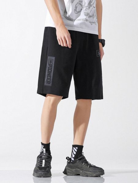 men letter graphic bermuda shorts g62w#, Black
men letter graphic bermuda shorts g62w#, Black