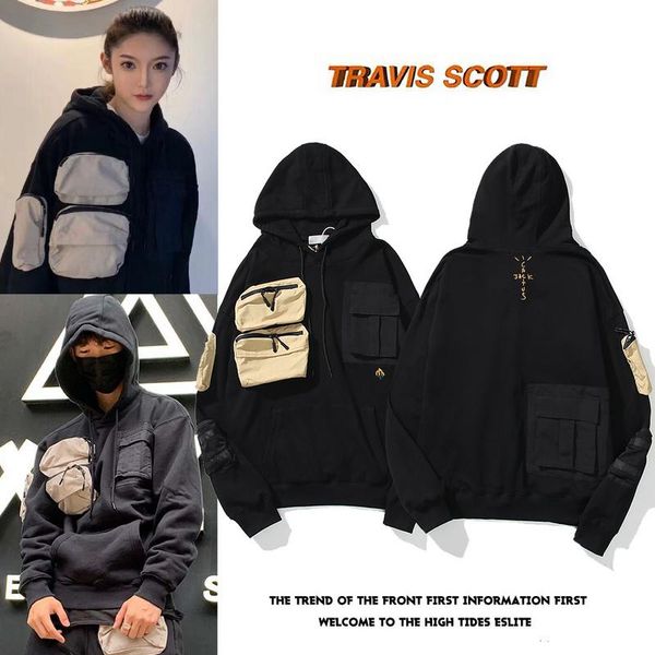 travis scocactus jack pockets stitching hoodies women men hooded sweatshirts hiphop hoodies men pullover, Black
travis scocactus jack pockets stitching hoodies women men hooded sweatshirts hiphop hoodies men pullover, Black