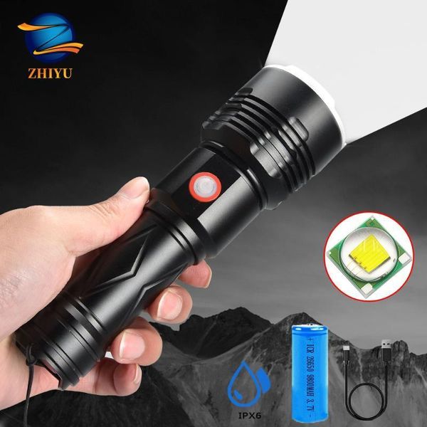 zhiyu led ultra bright p50 high-power glare torch uses 26650 battery lasting life outdoor camping light tactical led1
zhiyu led ultra bright p50 high-power glare torch uses 26650 battery lasting life outdoor camping light tactical led1