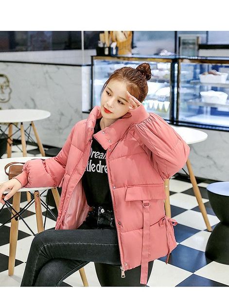women's down & parkas women winter thick warm jacket coats stand-up collar female short cotton thicken loose cold outwear, Black
women's down & parkas women winter thick warm jacket coats stand-up collar female short cotton thicken loose cold outwear, Black