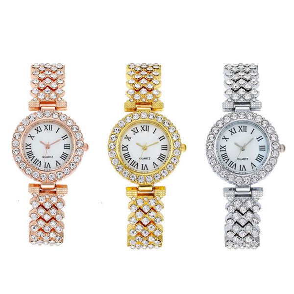 watch small gold new fashion women's steel band diamond bracelet watch electronic quartz watch, Silver
watch small gold new fashion women's steel band diamond bracelet watch electronic quartz watch, Silver