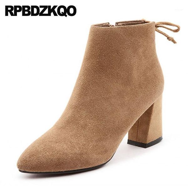 boots 2021 shoes suede thick booties women ankle medium heel british short autumn pointed toe big size brown 10 high 43 chunky1, Black
boots 2021 shoes suede thick booties women ankle medium heel british short autumn pointed toe big size brown 10 high 43 chunky1, Black