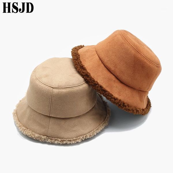 fashion suede winter bucket hat for women girl's solid faux cashmere lining warm fishing cap autumn vacation hat female caps1, Blue;gray
fashion suede winter bucket hat for women girl's solid faux cashmere lining warm fishing cap autumn vacation hat female caps1, Blue;gray