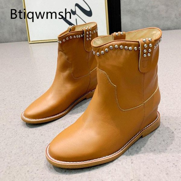 boots height creasing ankle women round toe rivet green suede wedges femme fashion western, Black
boots height creasing ankle women round toe rivet green suede wedges femme fashion western, Black