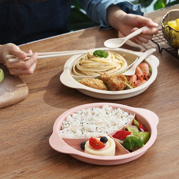 3 pcs/set children's dinner set wheat straw creative tableware baby dish tray breakfast tray addition fork and spoon baby training dhl
3 pcs/set children's dinner set wheat straw creative tableware baby dish tray breakfast tray addition fork and spoon baby training dhl