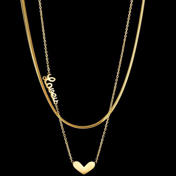 chokers women fashion stainless steel letter heart pendant necklace for simple snake chain choker jewelry gifts, Golden;silver
chokers women fashion stainless steel letter heart pendant necklace for simple snake chain choker jewelry gifts, Golden;silver