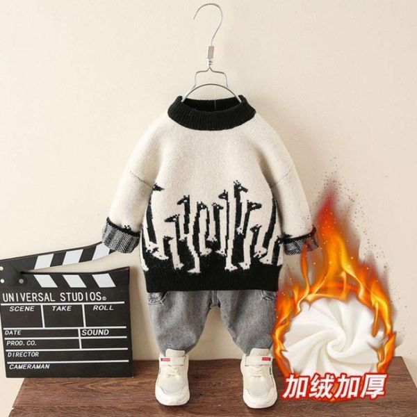 autumn winter sweater 2020 new handsome korean plush thickened children's boys' knitted bottom coat, Blue
autumn winter sweater 2020 new handsome korean plush thickened children's boys' knitted bottom coat, Blue