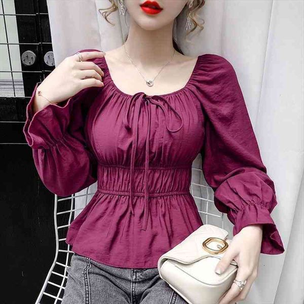 square collar puff sleeve women neck off shoulder slim fit shirts ruched elastic waist blouses fashion casual blusas, White
square collar puff sleeve women neck off shoulder slim fit shirts ruched elastic waist blouses fashion casual blusas, White