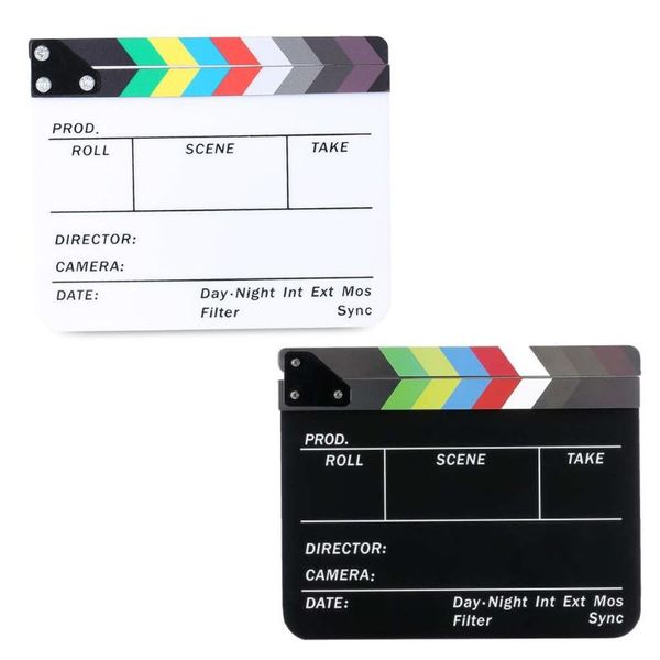 lighting & studio accessories acrylic movie clapper playing board theater color field english version professional portable
lighting & studio accessories acrylic movie clapper playing board theater color field english version professional portable
