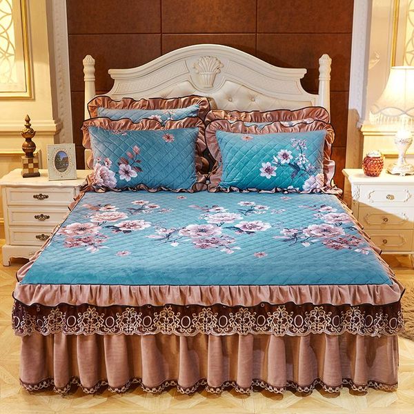 bed skirt crystal velvet lace bedspread 1/3pcs ruffles bedding sheet cotton pillowcase home decorative
bed skirt crystal velvet lace bedspread 1/3pcs ruffles bedding sheet cotton pillowcase home decorative