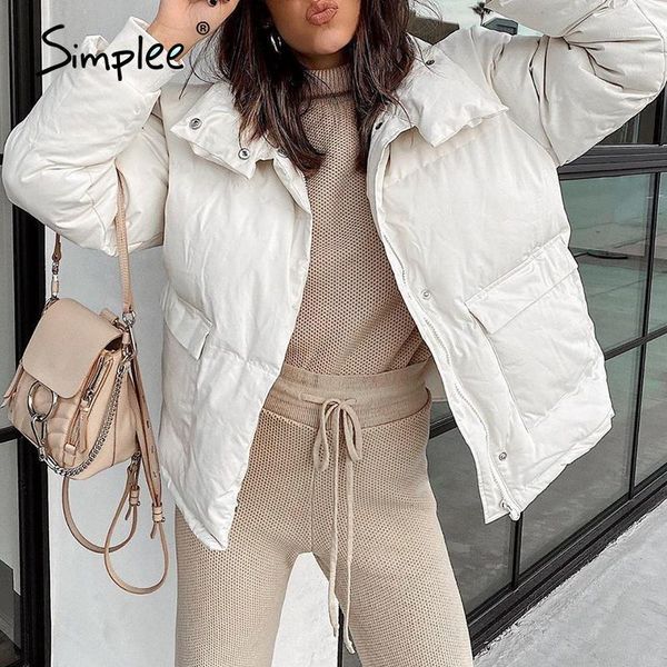 simplee causal warm white autumn winter women jacket elegant pocket long sleeve female parkas high street fashion outwear 20201, Black
simplee causal warm white autumn winter women jacket elegant pocket long sleeve female parkas high street fashion outwear 20201, Black