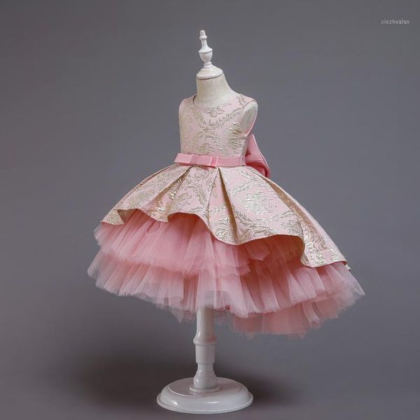 girl's dresses 2021 girl high-end tail princess dress child flowers elegant flower wedding baby birthday party kids clothes1, Red;yellow
girl's dresses 2021 girl high-end tail princess dress child flowers elegant flower wedding baby birthday party kids clothes1, Red;yellow