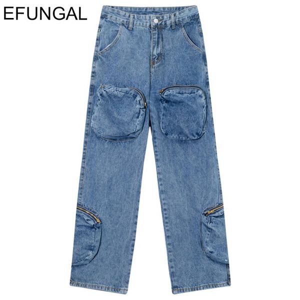 big pockets denim jean men vintage streetwear baggy straight leg biker jeans casual trousers male punk hip hop pants, Blue
big pockets denim jean men vintage streetwear baggy straight leg biker jeans casual trousers male punk hip hop pants, Blue