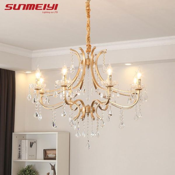 nordic led crystal chandeliers vintage gold chandelier hanging lamp for living room bedroom study modern kitchen dining room
nordic led crystal chandeliers vintage gold chandelier hanging lamp for living room bedroom study modern kitchen dining room