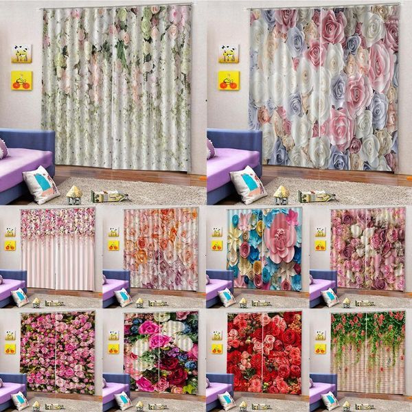 2 panel charming floral printed blackout window curtains bath drapes with hooks and rings for living room home, 59x65 inch1
2 panel charming floral printed blackout window curtains bath drapes with hooks and rings for living room home, 59x65 inch1