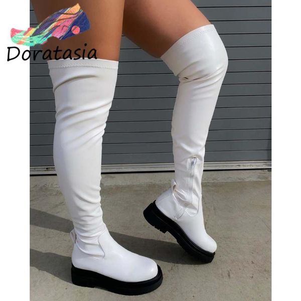 boots doratasia the big size 43 female platform over knee black women fashion leisure cool brand chunky shoes woman
boots doratasia the big size 43 female platform over knee black women fashion leisure cool brand chunky shoes woman