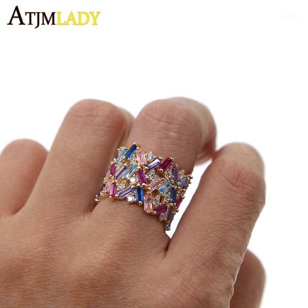 multicolor stone rainbow ring baguette cz eternity band zirconia elegance fashion gold color statement jewelry for women1, Golden;silver
multicolor stone rainbow ring baguette cz eternity band zirconia elegance fashion gold color statement jewelry for women1, Golden;silver