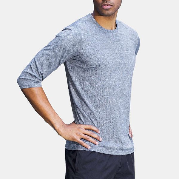 autumn 2020 new quick drying and breathable mid sleeve outdoor round neck men's yoga exercise suit, Gray
autumn 2020 new quick drying and breathable mid sleeve outdoor round neck men's yoga exercise suit, Gray