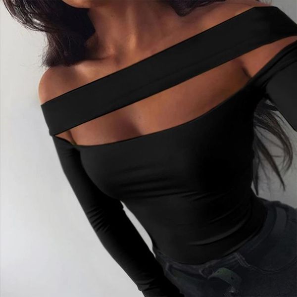 женщины сексуальные от плеча bodycon футболка лето тонкий тонкий тройник ночь вечеринка клуб одежда с длинным рукавом полые домашние вершины, White
женщины сексуальные от плеча bodycon футболка лето тонкий тонкий тройник ночь вечеринка клуб одежда с длинным рукавом полые домашние вершины, White