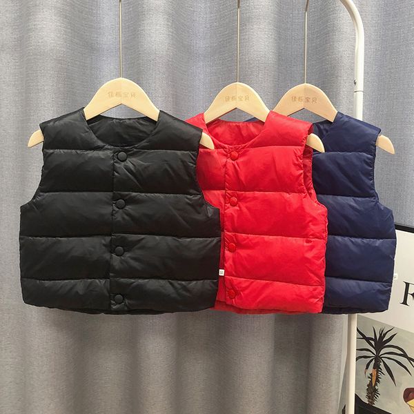 children's autumn winter light down vest for boys and girls, Blue;gray
children's autumn winter light down vest for boys and girls, Blue;gray