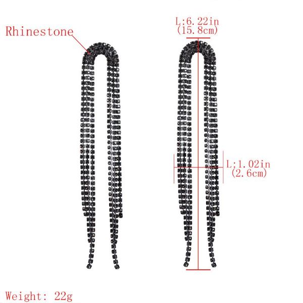 dangle & chandelier foxanry long tassel earrings for women couples sterling terndy charms earring zircon, Silver
dangle & chandelier foxanry long tassel earrings for women couples sterling terndy charms earring zircon, Silver