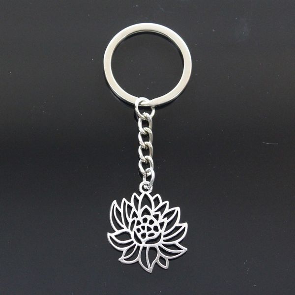 fashion keychain 31x27mm yoga lotus flower silver color pendants diy men jewelry car key chain ring holder souvenir for gift
fashion keychain 31x27mm yoga lotus flower silver color pendants diy men jewelry car key chain ring holder souvenir for gift