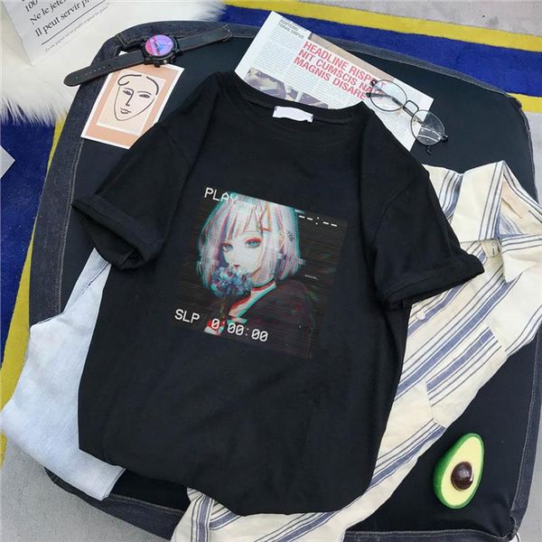 fashion miracle camisas cartoon t shirt womens printing harajuku thin section short sleeved black shirt womens clothing drop shipping, White
fashion miracle camisas cartoon t shirt womens printing harajuku thin section short sleeved black shirt womens clothing drop shipping, White