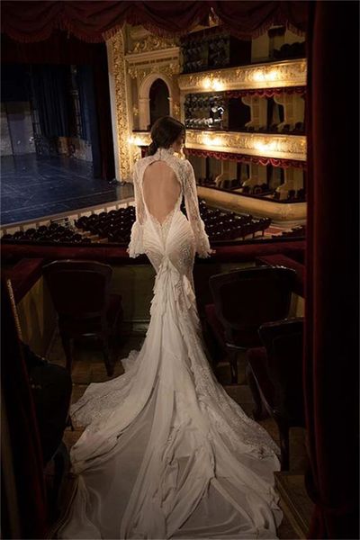 gorgeous castle wedding dresses lace beaded applique mermaid wedding dress floor length high collar backless bridal dress robe de mariee, White
gorgeous castle wedding dresses lace beaded applique mermaid wedding dress floor length high collar backless bridal dress robe de mariee, White