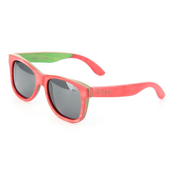 новая модель мода 2019 shades eyewear uv400 линзы скейт дерево солнцезащитные очки