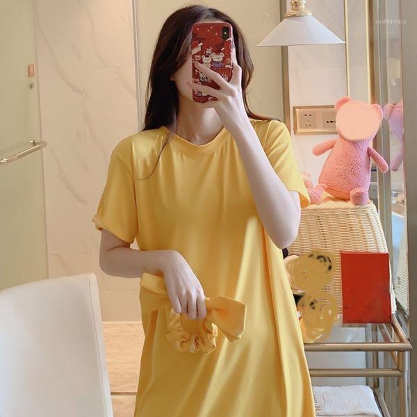 new nightdress sleep sleepwear women night dresses nightwear nightgown women underwear loose home wear comfy fashion 20201, Black;red
new nightdress sleep sleepwear women night dresses nightwear nightgown women underwear loose home wear comfy fashion 20201, Black;red