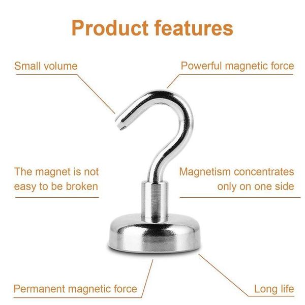 heavy duty magnetic hook, strong neodymium magnets hook for home, kitchen, workplace,etc ,d16mm hold up to 80pounds, p jllizl
heavy duty magnetic hook, strong neodymium magnets hook for home, kitchen, workplace,etc ,d16mm hold up to 80pounds, p jllizl