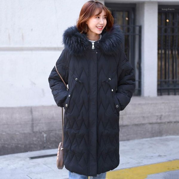 2019 new design winter jacket women hooded with fur collar cotton padded female long parka coat chaqueta mujer invierno1, Black
2019 new design winter jacket women hooded with fur collar cotton padded female long parka coat chaqueta mujer invierno1, Black