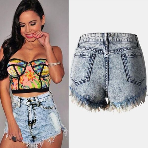 2020 summer new slim skinny ripped hole burrs cut off washed high waist women denim mini beach shorts jeans, Blue
2020 summer new slim skinny ripped hole burrs cut off washed high waist women denim mini beach shorts jeans, Blue
